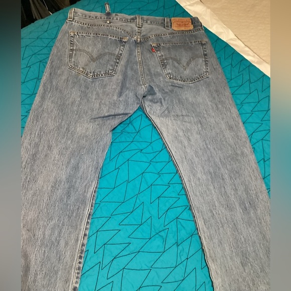 Levi’s 501 Mens Sz 38x30 Blue Denim Button Fly Jeans - #322 - Picture 6 of 10